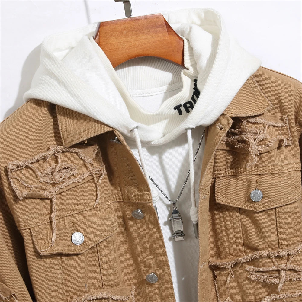 Mercer Fray Denim Jacket